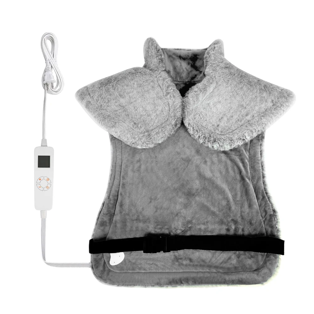 24"x36" Heating Pads for Neck and Shoulder, Back Heating Vest Fast Heating with 6 Heat Settings,Christmas Gift, Grey - Image 6